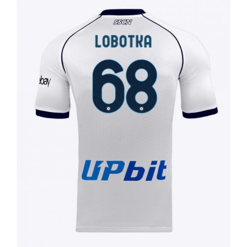 Fotbalové Dres SSC Napoli Stanislav Lobotka #68 Venkovní 2023-24 Krátký Rukáv